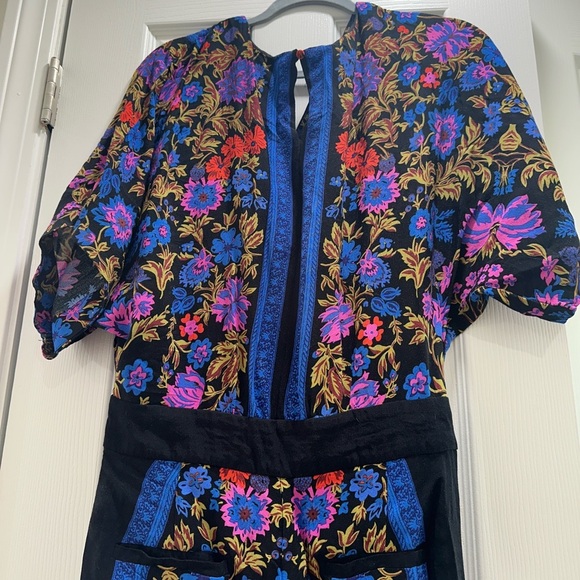 Anthropologie Multicolor Floral Jumpsuit - Picture 7 of 8